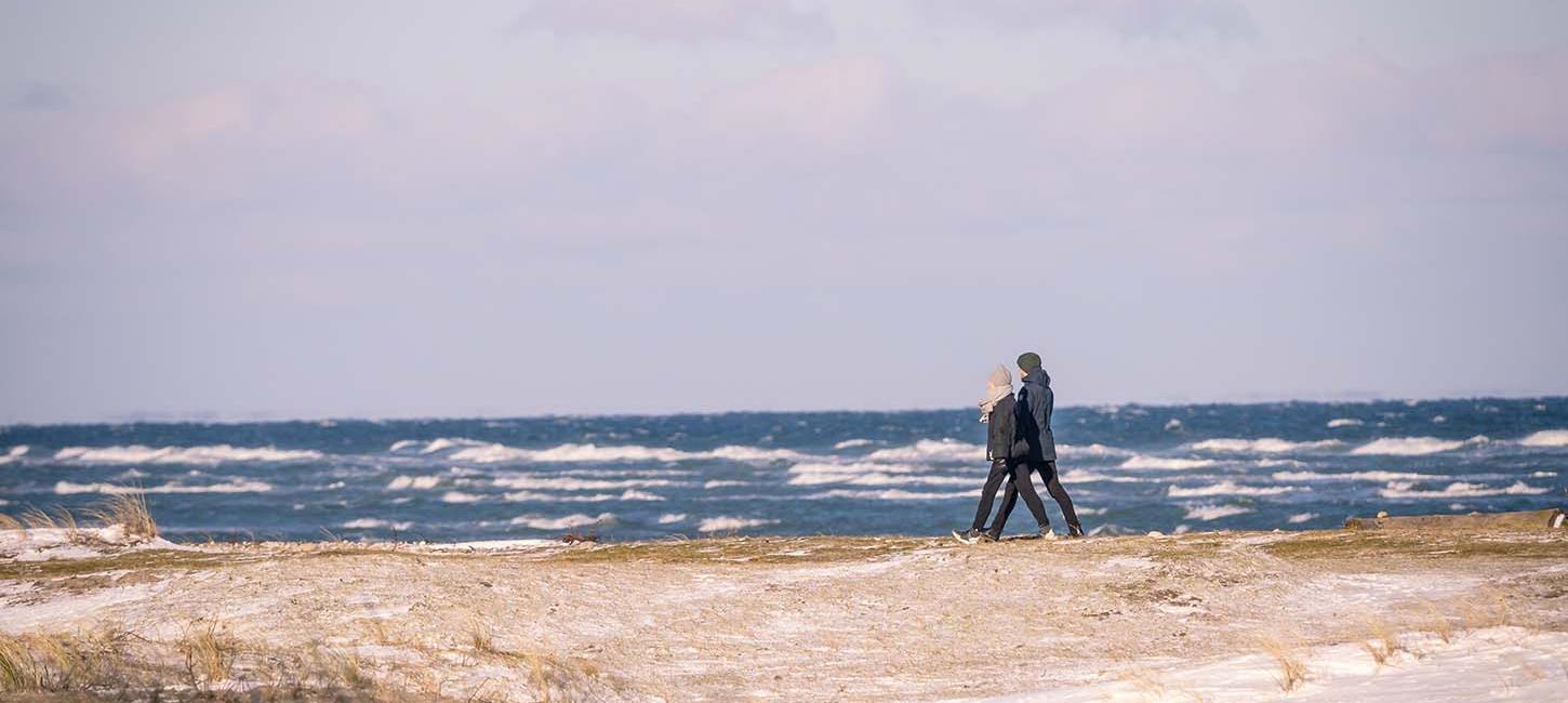 Vinter vandretur på Flyvesandet