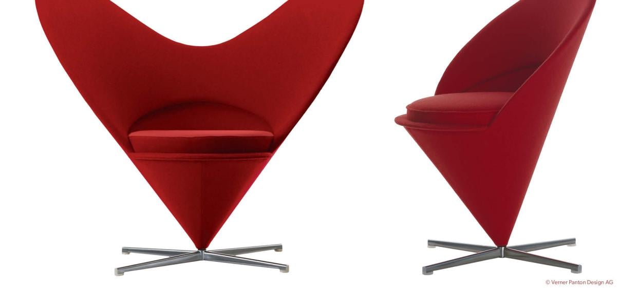 Heart Cone Chair og Cone Chair